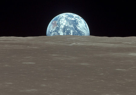 tierra desde la luna